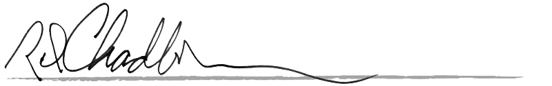 Ron Chadbourne Signature